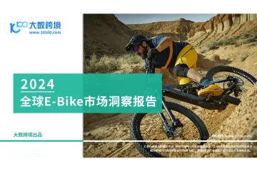 大数跨境：2024全球e-bike市场洞察报告